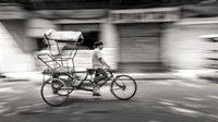 Old Delhi bicycle tuk tuk